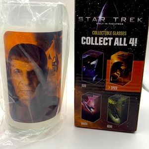2008 Paramount Pictures Star Trek collectible glass SPOCK